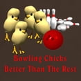 thumbnail image 3 of CafePress - Bowling Chicks Dark T Shirt - Men's Classic Graphic Cotton T-Shirt, 3 of 4