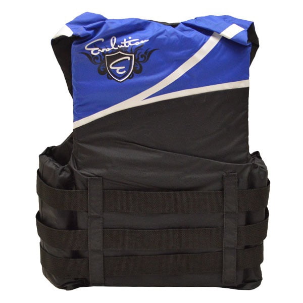 Evolution Boat Life Jacket 112432-500-030-12 | Mens Medium Black Blue