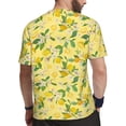 thumbnail image 2 of Wukai Lemon (2) Print Men's Short-Sleeved Mesh T-Shirt,Quick-Dry Short Sleeve Workout T-Shirt-3X-Large, 2 of 8