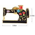thumbnail image 2 of 4pcs Sewing Machine Shaped Brooch Alloy Corsage Breastpin Clothing Decoration HOMEMAXS 13755411-MX, 2 of 6