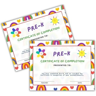 35 Pcs Preschool Diploma Preschool Certificates for Kids