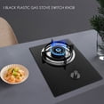 thumbnail image 3 of 3X Plastic Kitchen Gas Stove Stove Oven Control Rotary Knob Black, 3 of 8