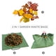 thumbnail image 2 of 2 en 1 bolsas de basura de jardín 57x49 pulgadas hoja de almacenamiento bolsas de contenedores de hojas de jardín con, 2 of 8