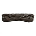 thumbnail image 2 of Intercon Furniture Cody 6-Piece Top Grain Leather Sectional in Brown, 2 of 5
