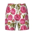 thumbnail image 4 of Lsque Mens Swim Trunks Rose Flowers Pattern - Bathing Suit Compression Liner - Beach Swim Shorts Swimwear - (S-3XL) - Stretch Quick Dry -XX-Large, 4 of 9