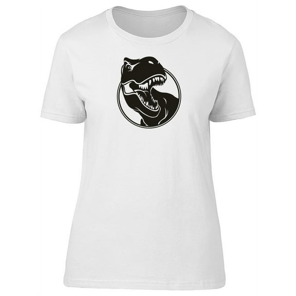 Cool T Rex Dinosaur Doodle T-Shirt Women -Image by Shutterstock, Female XX-Large