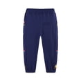 thumbnail image 5 of CONROSES Boys Baggy Sweatpants Wide Leg Sweat Pant for Child Cartoon Embroidery Elastic Waist Drawstring Cozy Jogger Pants with Pockets, 5 of 9