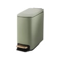 thumbnail image 1 of Injueey Cesta interior de gran capacidad y cierre suave - Aspecto prolijo y tapa suave Capacidad de 6 l Manos libres Delgado Delgado Reducción Suministros de limpieza para el hogar verde dorado, 1 of 6