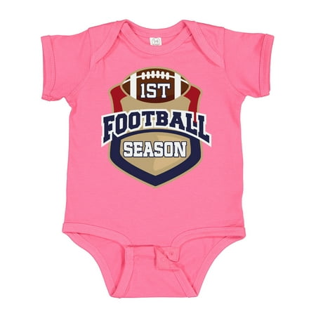 

Inktastic 1st Football Season Outfit Gift Baby Boy or Baby Girl Bodysuit