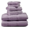 Lauren 6 Piece Towel Set, Plum