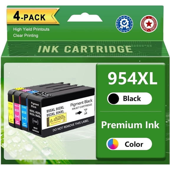 954XL 954 XL Ink Cartridges Compatible for HP OFFICEJET 7740 PRO8210 8710 8720 8730 9010 9012 9016 9018 9019 9028 Printers