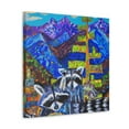 thumbnail image 2 of Raccoon in Fauvism - Canvas, 2 of 10
