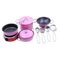 thumbnail image 4 of Juego de Imaginación Juguetes Cocina Utensilios de Cocina Set Rosa 11pcs Sunnimix Kids Pretend Play Kitchen Toy, 4 of 6