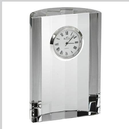 (D) Perfect Crystal Glass Half Moon Clock