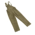thumbnail image 1 of 1/12 Male Cargo Pants Handmade Doll Clothes Multi Pocket Mini Clothing Miniature green, 1 of 8