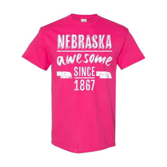 Inktastic Nebraska Awesome Since 1867 T-Shirt