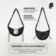 thumbnail image 5 of Cangurera Sarelly Sarelly Negra Ajustable Impermeable para Mujer, 5 of 7