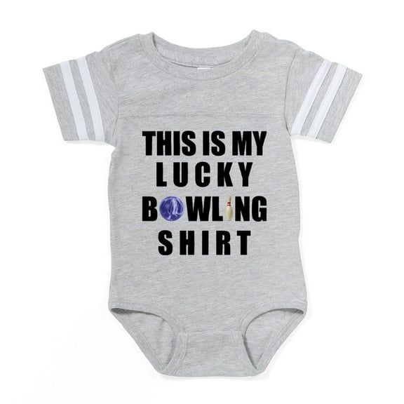 CafePress - Lucky Bowling Shirt - Cute Infant Baby Football Bodysuit
