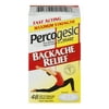 Percogesic Backache Relief Caplets 48 Caplets (Pack of 6)
