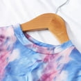 thumbnail image 4 of Lilgiuy Toddler Girls Boys Tie-Dye T-shirt Tops Fashion Short Sleeve Kids Party Shirts, 4 of 5