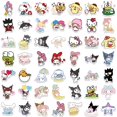 thumbnail image 5 of WDAIDJ My Melody, Kuromi Hello Kitty Kawaii DIY Lil' Sticker Decals, 50 Count, 5 of 6