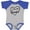 Heather and Royal, variant on Inktastic I Love My Grandad in Black Chalk Heart Boys or Girls Baby Bodysuit