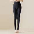 thumbnail image 2 of Gibobby Leggings Afelpados Mujer Medias cálidas para mujer, medias cálidas transparentes lana invierno para mujer, medias cálidas（Negro， 200G), 2 of 5