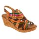 thumbnail image 1 of SANDALIA DE PLATAFORMA CON LINEAS MULTICOLOR Mundo Terra 022511, 1 of 2