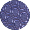 thumbnail image 1 of Ahgly Company Machine Washable Indoor Round Transitional Medium Slate Blue Area Rugs, 8' Round, 1 of 7