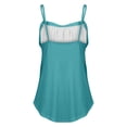thumbnail image 5 of Womens Camisole Tank Tops, Yigetop Summer Tank Tops for Women 2025 Loose Fit Pleated Square Neck Sleeveless Shirt Curved Flowy Vest Basic Cotton Tee Beach Vacation Clothes for Women Sky Blue 3XL, 5 of 7