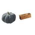 thumbnail image 1 of Caja de almacenamiento de cojines y servilletas de papel con forma de calabaza de Halloween para dormitorio, sala de estar, cocina, decoración y organ, 1 of 8