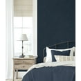 thumbnail image 3 of NextWall Dark Blue Chevron Stripe Peel and Stick Wallpaper, 3 of 8