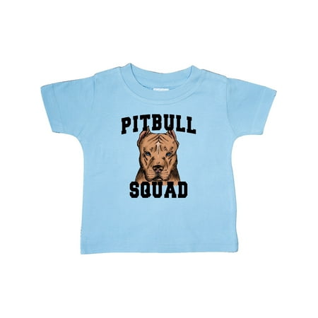 

Inktastic Dog Pitbull Squad Gift Baby Boy or Baby Girl T-Shirt