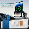 thumbnail image 3 of Case for iPhone 14 Pro 6.1" with Invisible Fold Holder Stand, Magnetic Wireless Charging,Sliding camera casing,Shockproof Dropproof Tough Rugged Protective Case Cover,Blue,For iPhone 14 Pro, 3 of 10