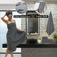 thumbnail image 2 of Smuge 4 Pack Bath Towels Extra Large 35 x 70 Inches,600 GSM Ultra Soft Large Bath Towel Set Quick Dry Bathroom Towelsfor Bathroom Kitchen Spa Hotel Gym(Gray), 2 of 6