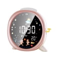 thumbnail image 1 of fastboy Digital Table Clock Accurate Timekeeping And Dual Intelligent Chips Intelligent Announcement Silent pink, 1 of 6