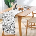 thumbnail image 2 of Tapete de mesa Yblut, 30 x 274 cm, lentejuelas grandes plateadas, 1 paquete, 2 of 8