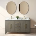 thumbnail image 4 of Vanity Art 60” Double Sink Bathroom Vanity Cabinet with Engineered Marble Countertop, 4 of 8