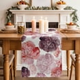 thumbnail image 2 of Table Runner 60 Inches Long for Kitchen Dining, Red Ombre Spring Floral Dresser Scarf Farmhouse, Dining Table Decorations for Wedding/Parties, Summer Botanical Flowers 13 x 60 In, 2 of 8