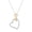 Yellow Gold Vermeil Plated Silver, variant on Cali Trove Infinity and Heart Diamond Necklace for Women 1/10 Ct Natural Diamonds 18KT Rose Gold Vermeil & 925 Sterling Silver Symbolic Two-Tone Pendant Design Gifts for Her