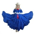 thumbnail image 6 of Pollera de Zaraza - Traditional Panamanian Dress (Montuno Style), 6 of 8