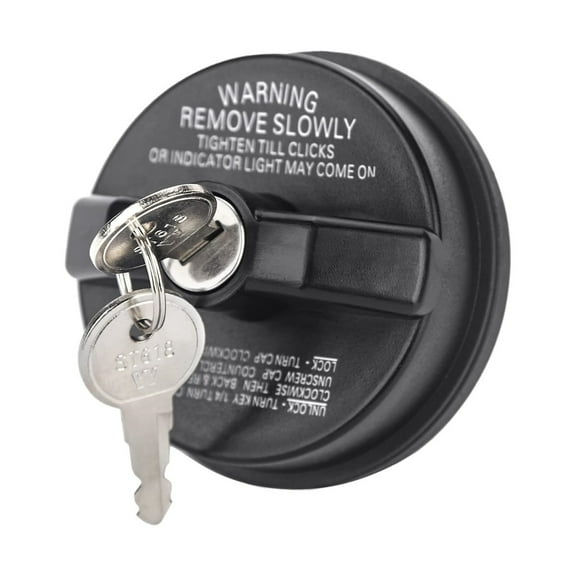 TAPDRA Locking Gas Cap with Keys for Chevy Silverado Toyota RAV4 Honda CRV Nissan Rogue Ensure Fuel Security Plastic Nylon 10504