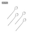 thumbnail image 3 of 200Pcs Eye Pins Jewelry Findings Eye Pins 16mm Iron Eye Pins for Jewelry Making 21 Gauge Silver, 3 of 6
