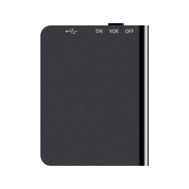 Q61 Mini Voice Recorder Rectangle Dictaphone MP3 Player USB Charge Small Audio Sound Recorder Micro Voice Activated Recorder Audio Recorder MP3 Small Recording Device for Meeting 16G TF Card