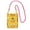 Fuchusia, variant on Lightweight Crossbody Cell Phone Purse Bag with Arm Band, Wallet & Key Pouch for Walking, Travel and Hiking, Cute Smiley Pineapple Yellow, Pink