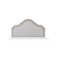 thumbnail image 2 of Maklaine King/Cal Coastal Gray Finish Upholstered Panel Headboard, 2 of 7