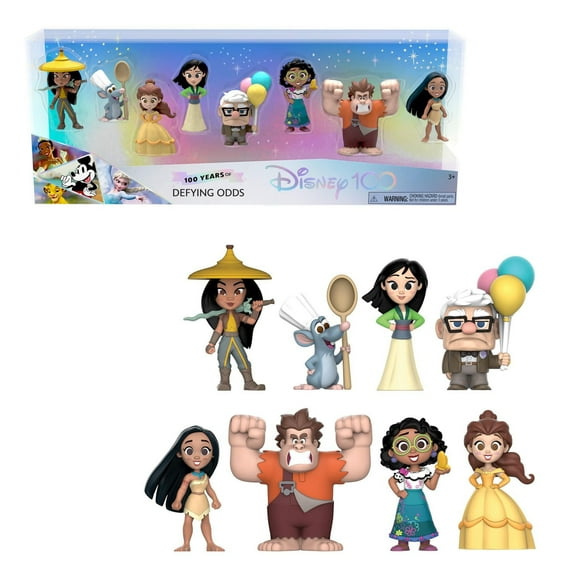 Disney100 Years of Defying Odds Celebration Collection Limited Edition 8-piece Figure Pack