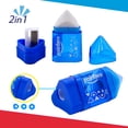 thumbnail image 6 of Pointer Handheld Manual Pencil Sharpeners, Rocket‑Shaped, Single‑Hole, 2‑in‑1 Eraser and Container, Assorted Colors, 24 Count, 1 pack, 6 of 9