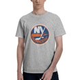 thumbnail image 1 of New York Islanders Fashion Men'S Short Sleeve T-Shirt Gray Large, 1 of 5