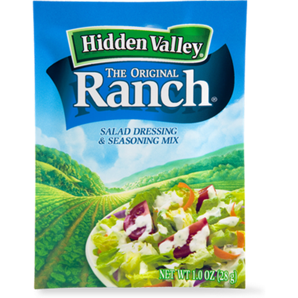 Hidden Valley Salad Dressing & Seasoning Mix, Ranch, 1 Oz
